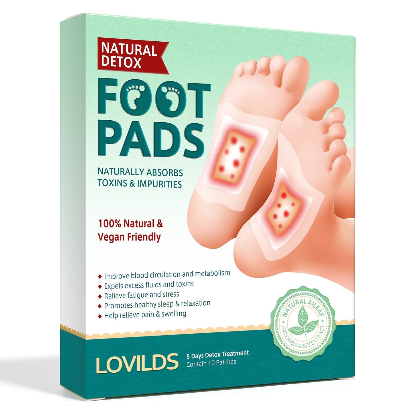 Natural Detox Slimming Foot Pads(Limited time discount 🔥 last day)