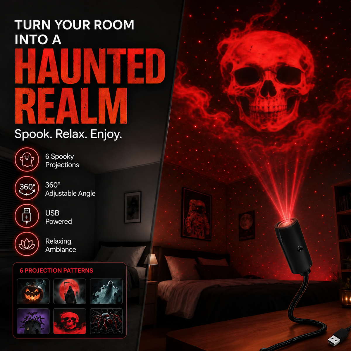 ✨Christmas Magic Projector – Turn Any Room Into a Festive Wonderland