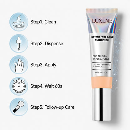 Luxlne Instant Face Temporary Tightener – Instant visible results in 60 seconds