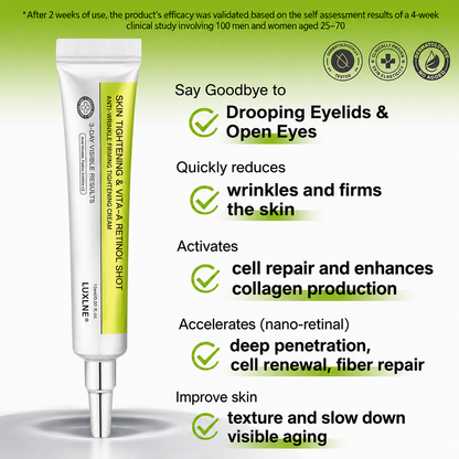Luxlne® Skin Tightening & Vita-A Retinol Retinol shot Anti-Wrinkle Firming Tightening cream