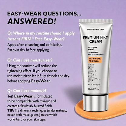 Instant Firming Temporary Face Tightener Easy-Wear Formula