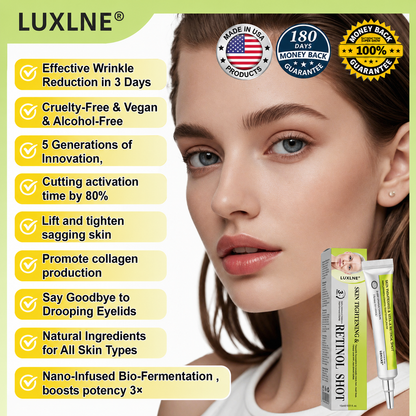 Luxlne® Skin Tightening & Vita-A Retinol Retinol shot Anti-Wrinkle Firming Tightening cream