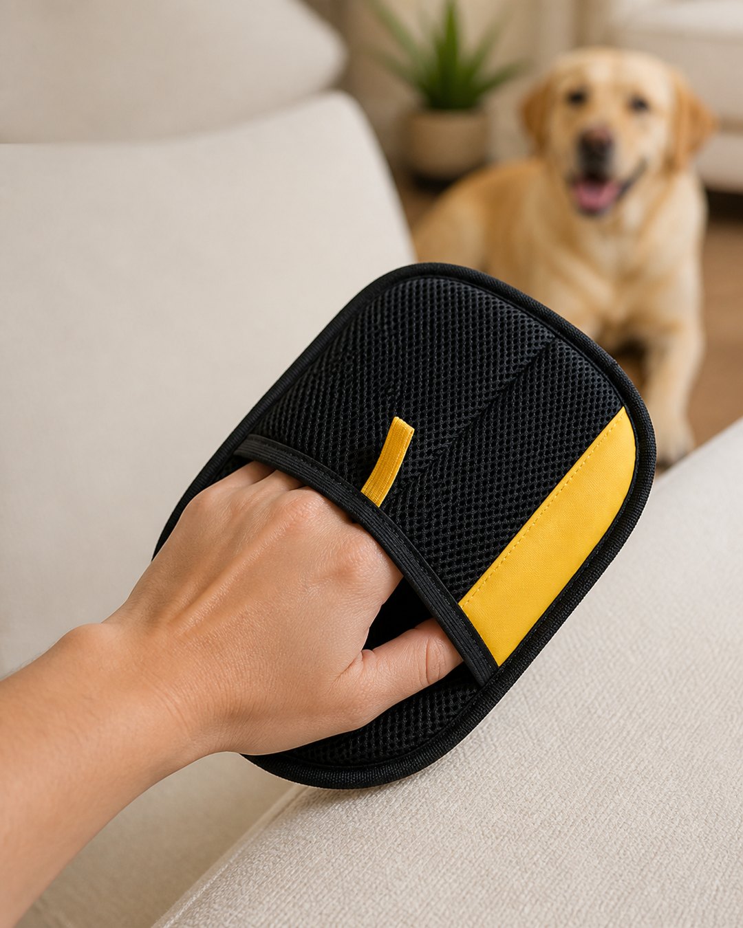Reusable Electrostatic Pet Hair Removal Glove for Dogs & Cats