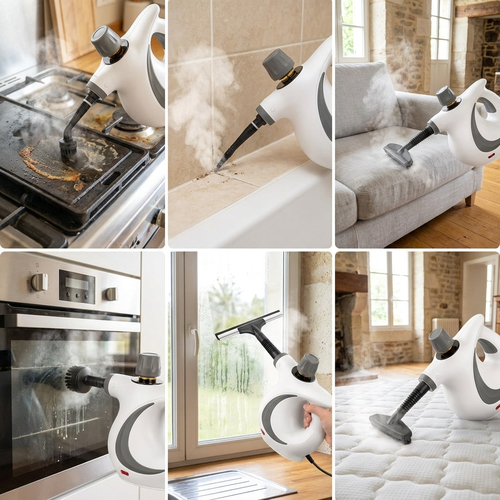 High-Pressure Electric Steam Cleaner | Multi-Purpose & Chemical-Free